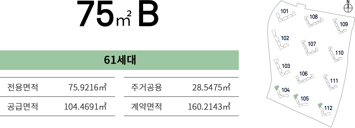 신분평더웨이시티제일풍경채 75B